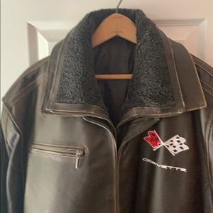 Men's Leather Brand new Corvette jacket